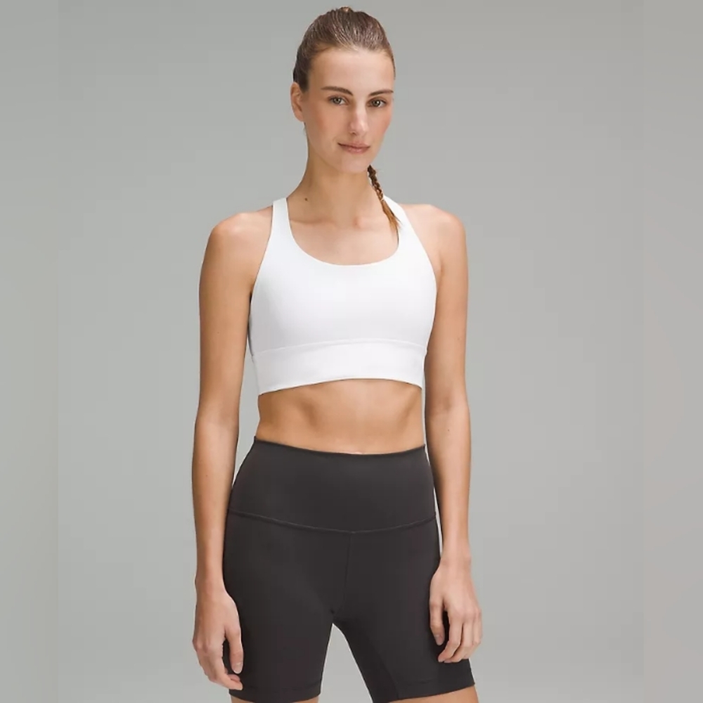 Lululemon Energy Long Line Sports Bra NWT  White
